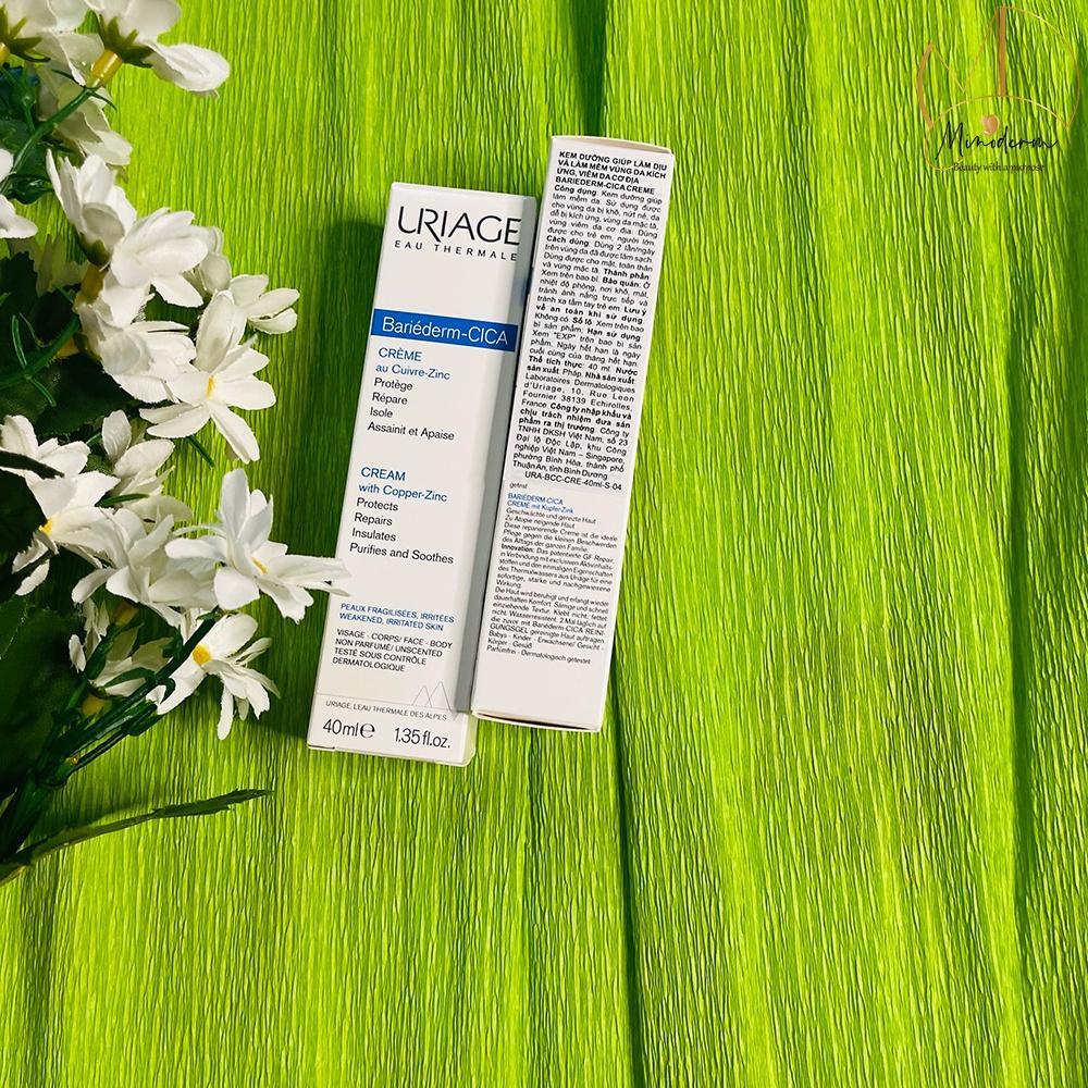 Ảnh 5 của Kem dưỡng Uriage Bariederm Cica-Creme Dưỡng Ẩm, phục hồi cho da kích ứng 40ml