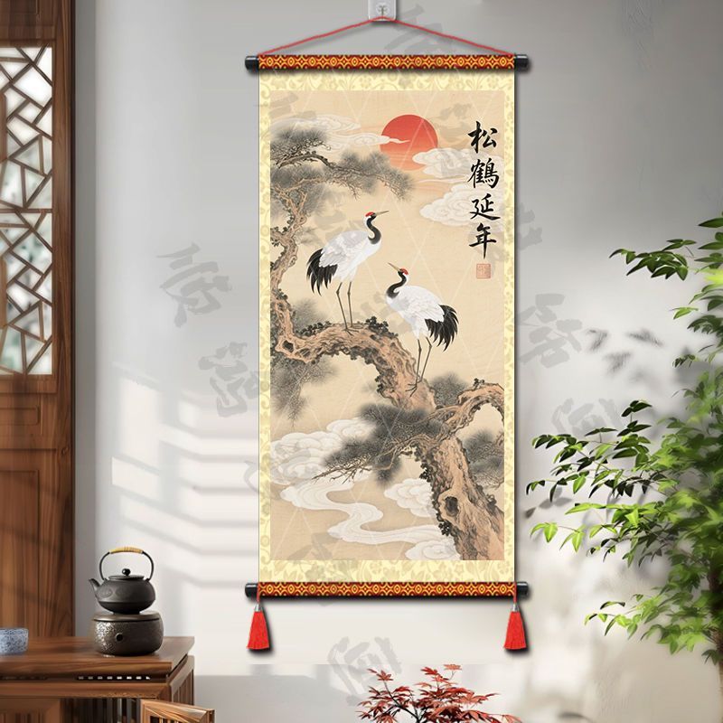 Mới Tranh Trung Quốc Tranh Cổ Tranh Songhe Năm Zheng Banqiao Tre Tranh Sách Trang Trí Phòng Khách Vả