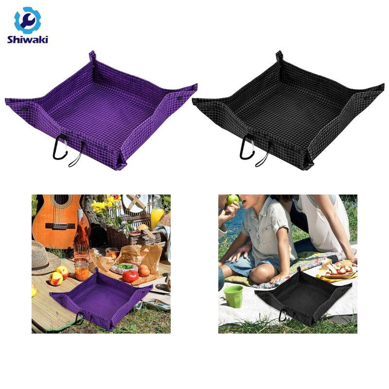 Camping Outdoor Storage Tray & Portable Sitting Mat - Phù Hợp Cho Picnic, Fishing, và Cooking