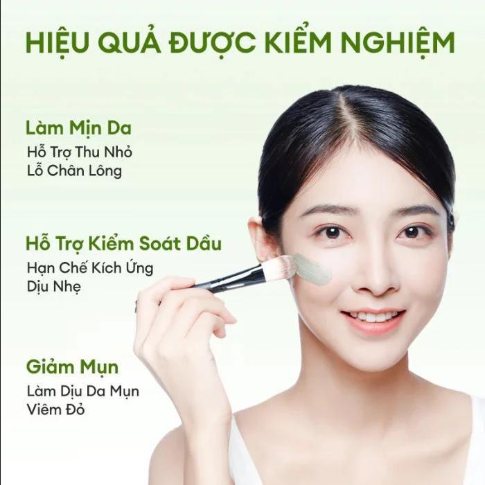 Ảnh 5 của Mặt Nạ đất sét bùn khoáng Colorkey Luminous Green Tea Purifying Cleansing Clay 60g