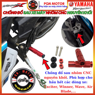 Gù Chống Đổ Nhôm Trụ Ốc Gắn 8 Ly- Nhôm CNC Nguyên Khối Gắn Honda, Yamaha Với Vị Trí Gắn Gù Ốc 8 Ly