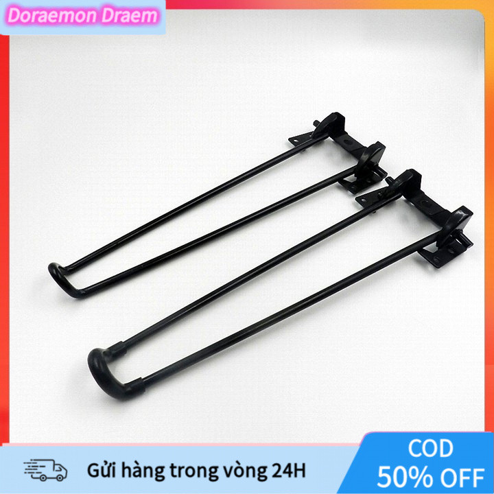 Chân sắt hairpin cao cấp với 2 kích thước linh hoạt lớp sơn bền màu và chống trầy xước đảm bảo tính thẩm mỹ lâu dài