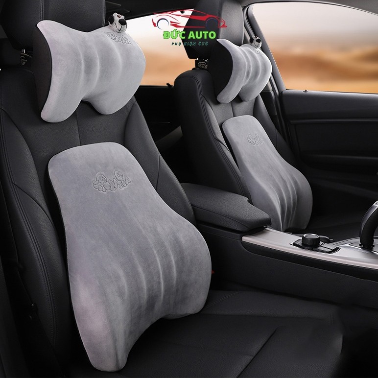 Gối Tựa Đầu Tựa Lưng Ô Tô Cao Su Non Hàng Cao Cấp Cho Ghế Ô Tô, Ghế Văn Phòng Icaroom