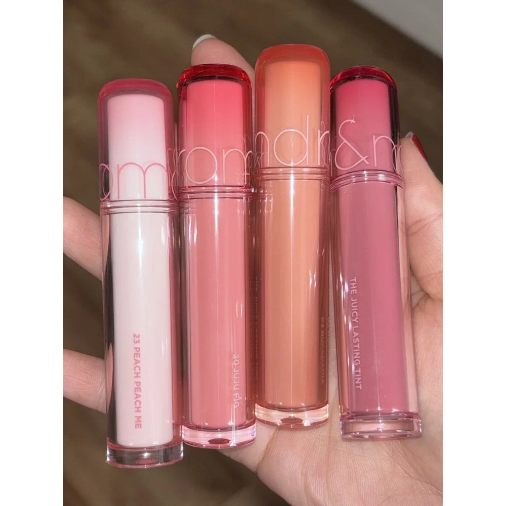 Hàn Quốc Hàn Quốc romand Juice Lip Gloss 18 Gương Nước Bóng Son Môi 13 Cam Son Bóng Chính Hãng Làm T