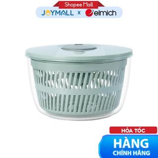 Rổ Quay Rau Elmich EL0775 6L, Hàng Chính Hãng, Nhựa PP Cao Cấp, Thiết Kế Thông Minh - JoyMall