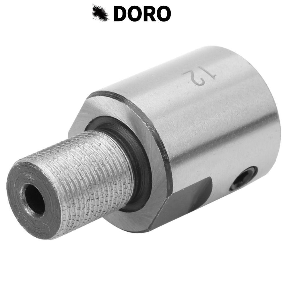 Bộ chuyển đổi Chuck tiện DORO, Thép Carbon Đường kính trục 12mm / Đường kính trục 6mm Thanh kết nối 