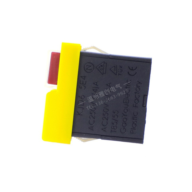 Công cụ điện KJD6 / CK1 / Máy khoan từ tính / Công tắc nút bấm máy khoan bàn 5E4 AC250V 6 (4) Công t