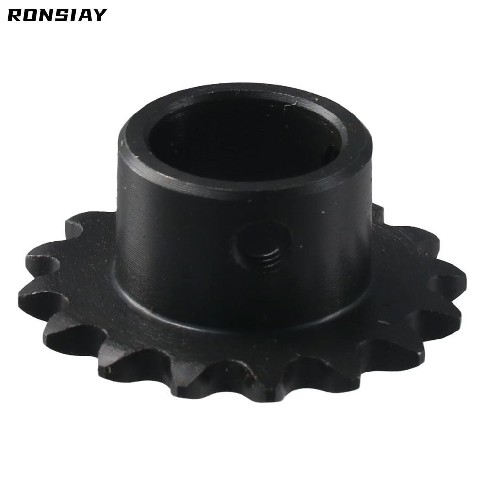 Răng cứng loại B RONSIAY, Dây đơn 1 / 4 "Pitch 25 Chain 16 Răng Gear, Bánh xích lăn thép Carbon oxit