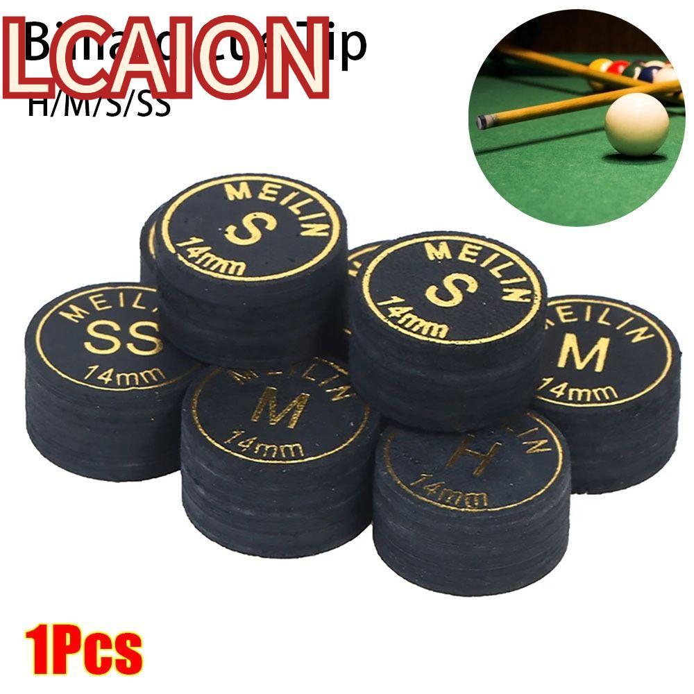 LCAION 1 Cái Billards Cue Tips, H / M / S / SS Cực Phụ Kiện Sửa Chữa Billards Tip, Snooker Pool 14mm