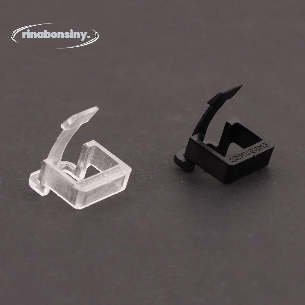 RINABONSINY 10 Cái Vỏ bảo vệ phích cắm RJ45, Khóa cáp có thể thay thế Đầu pha lê, Kẹp kết nối ABS RJ