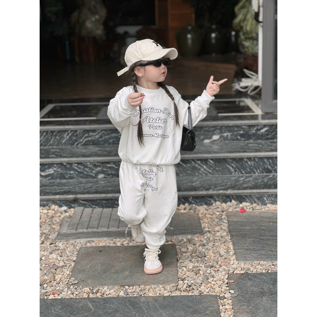 sét nỉ swt ĐÌ O atelier trẻ em, sét nỉ swt cho bé, kid_genz