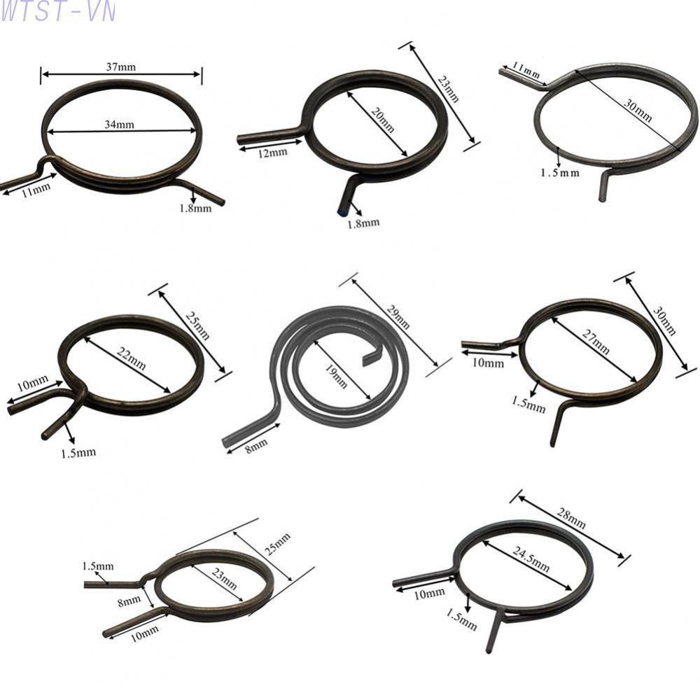 Round Door Handle Springs Black Springs for Enhanced Door Handle Functionality