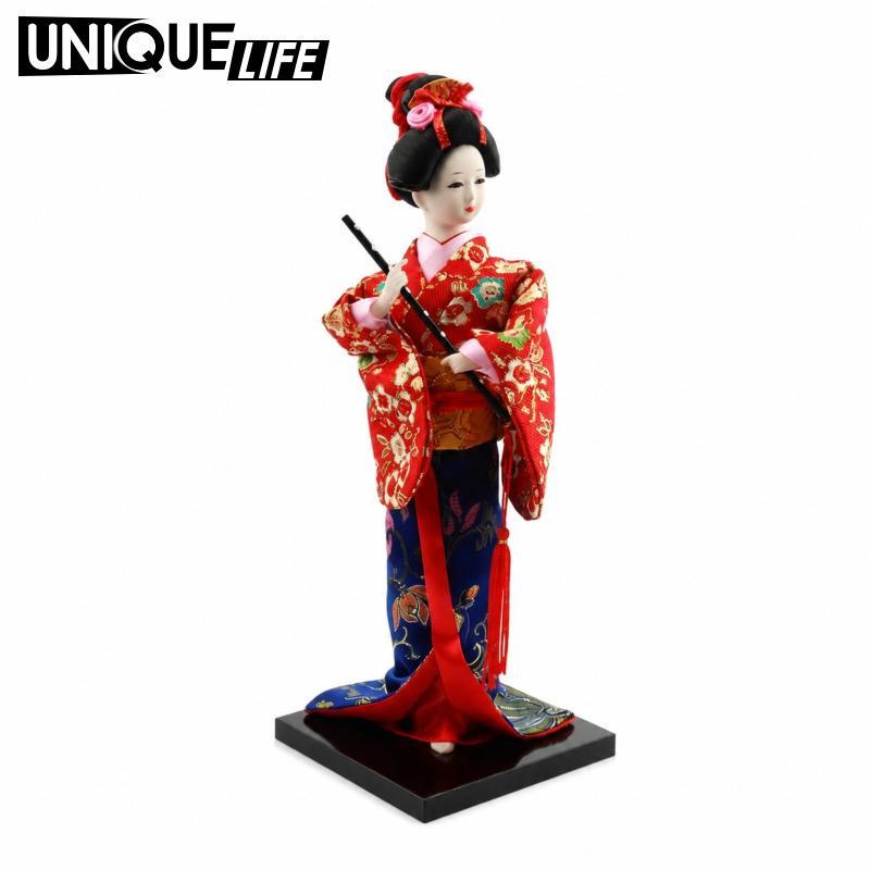 Nhật Bản Geisha Hình Trang Trí Tóc Để Bàn Búp Bê Geisha R9001