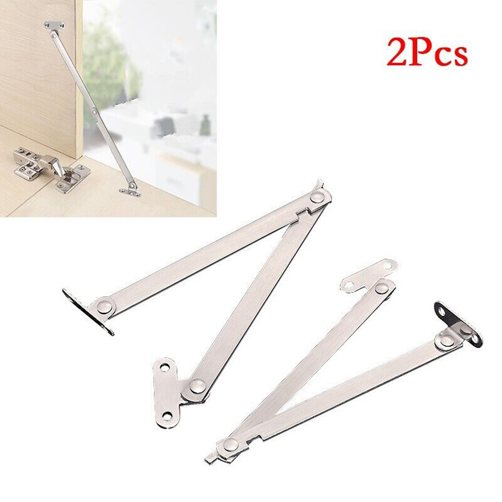[DOLLDOLL-VN]Durable Door Stay Cabinet Hinges 2PCS Cabinet Door Folding Stainless Steel