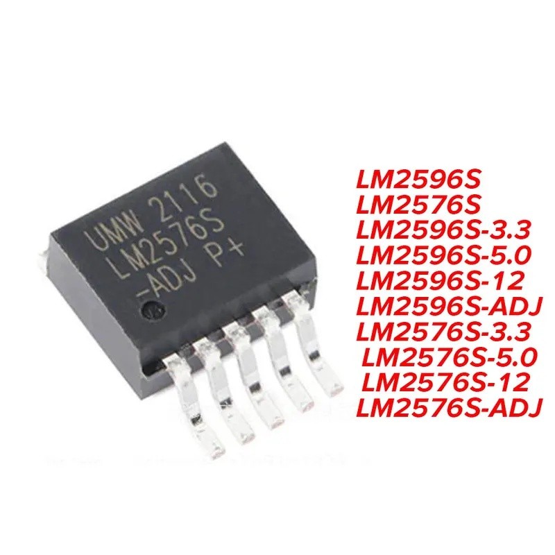 5 ✷ LM2576S-ADJ LM2596S LM2576S LM2596S-3.3 LM2596S-5.0 LM2596S-12 LM2596S-ADJ LM2576S-3.3 LM2576S-5