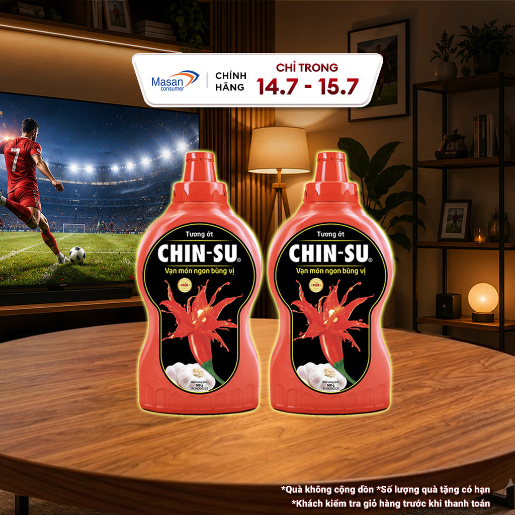 Combo 2 Tương Ớt CHIN-SU 500G (Bao bì có thể thay đổi theo đợt nhập hàng)