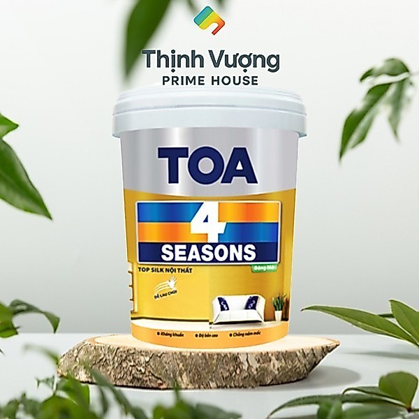 15L - TOA 4 Seasons Top Silk Trong Nhà Dễ Lau Chùi