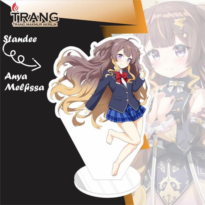 Standee Figure Akrilik Anya Melfissa Hololive / Standing Action figure Anya Melfissa Hololive Toy - 