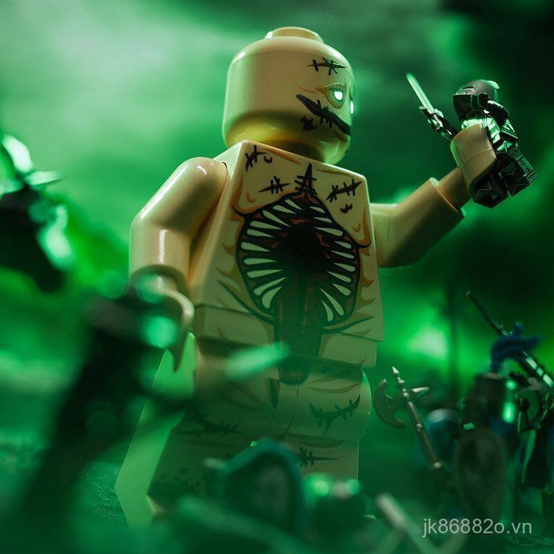 Sản phẩm mới Marvel Siêu anh hùng Zombie Cơ sở sinh hóa dành cho người lớn Minifigures vui vẻ Lắp rá