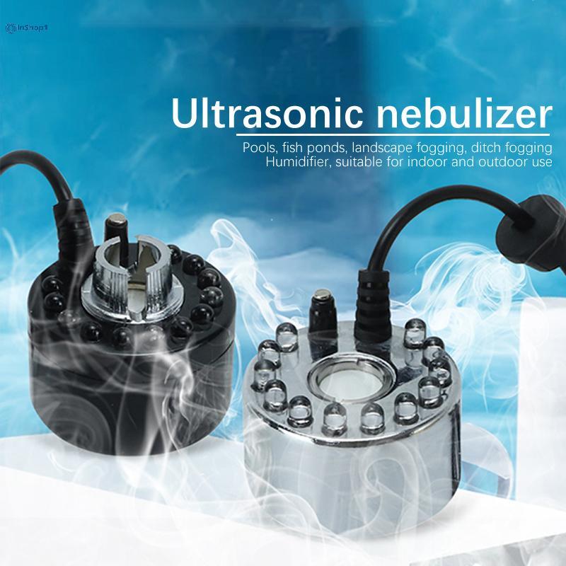[InShop1] Đài phun nước LED Halloween Pond Fogger Máy phun sương Mini Fogger Pond Garden Máy phun sư
