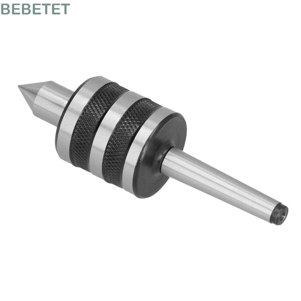 BEBETET Morse Taper Live Center, MT1 Morse Taper Đen Dập Nổi Trung Tâm Trực Tiếp, Thép 40Cr Thép Tốc