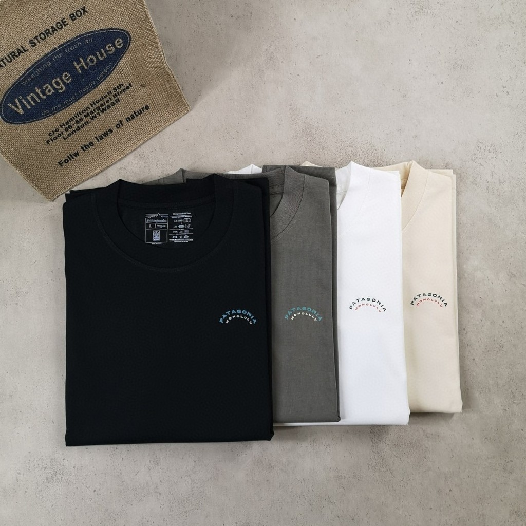 MQTK Patagonia   Hawaii limited edition couple's short-sleeve shirt T Round-neck short-sleeve shirt
