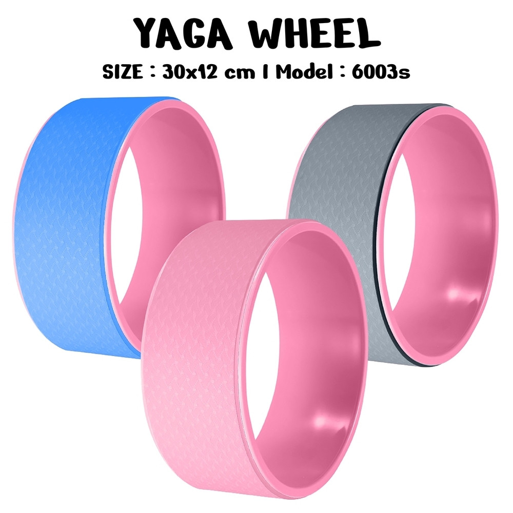 [63S]  Vòng Tập Yoga, Vòng Yoga Nhựa ABS 30X12CM Tập Lưng Cao Cấp Yoga Wheel [ TIME COZY ]