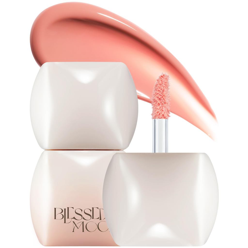 BLESSED Moon Veil Melting Color Blush (01 Sweety) Breasted Moon, Korean Cosmetics, Liquid Cheek, Glo