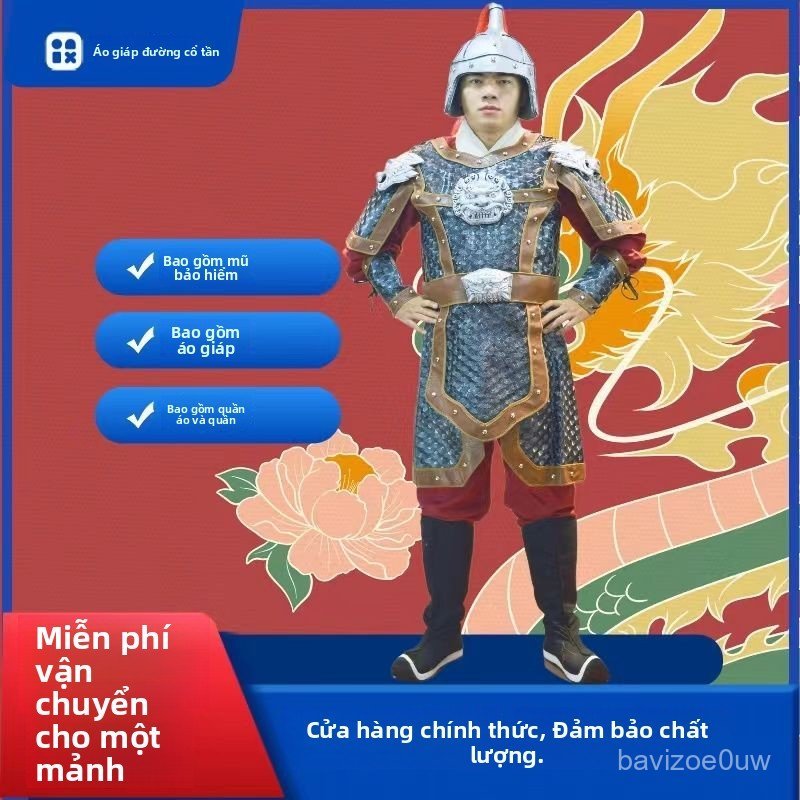 Bo ao giap tuong quan binh linh co dai dung cho bieu dien san khau kich lich su