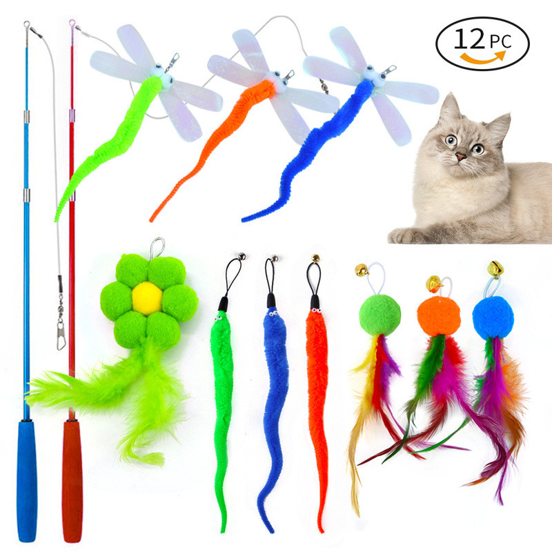 Sản phẩm mới Caterpillar Caterpillar Dragonfly Đầu thay thế cần câu có thể thu vào Mèo trêu chọc Sti