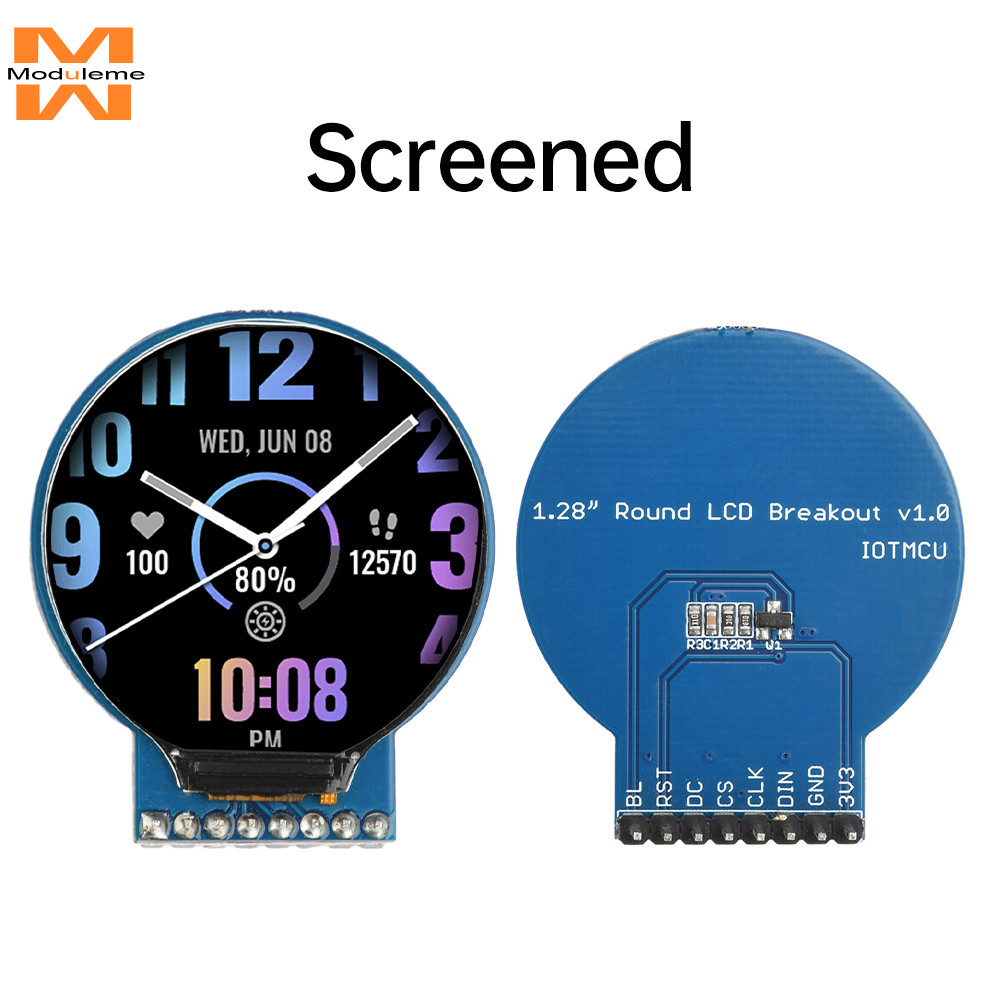 Bảng phát triển ESP8266 Bảng mở rộng NodeMCU 1.28 Inch GC9A01 Màn hình hiển thị LCD tròn có độ phân 