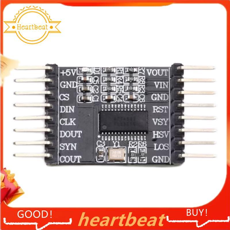 Bảng phát triển và xác minh cho giao diện OSD SPI AT7456E Chip phủ nhân vật mô-đun