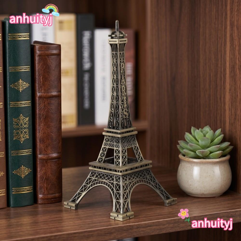 ANHUITYJ Paris Tháp Eiffel Tượng, Mô hình tháp Eiffel sáng tạo tông màu đồng, Lưu niệm Paris Thủ côn