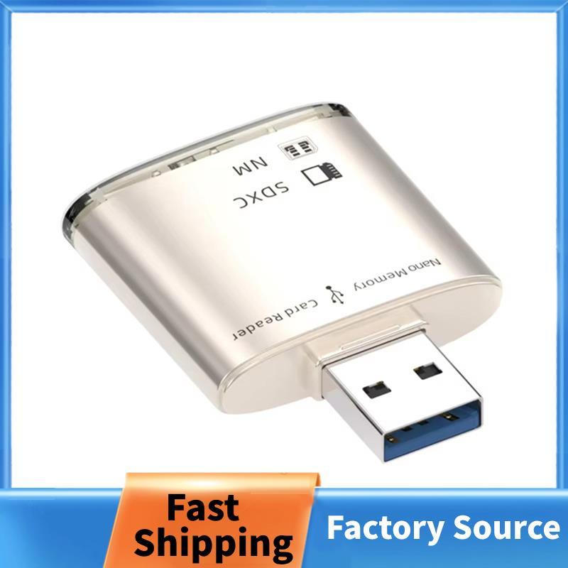 8GB-128GB USB 3.0 Đầu Đọc Thẻ SDXC Cho NM Nano Thẻ Nhớ Viết Adapter Laptop PC Mở Rộng Chuyển Đổi Vàn