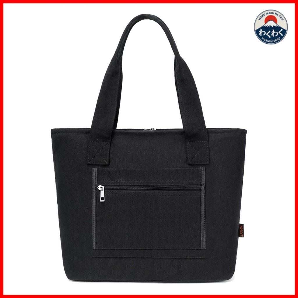 ARIALK Tote Bag Canvas Cotton Plain Thick Large Capacity Tote Bag Overnight Travel Canvas Tote Eco B