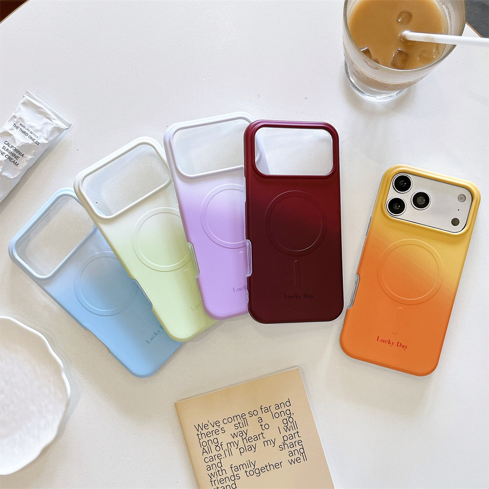 Ốp điện thoại màu tương phản cao cấp Ins cho iPhone 17 Promax Ốp điện thoại iPhone 16 Promax 2 trong