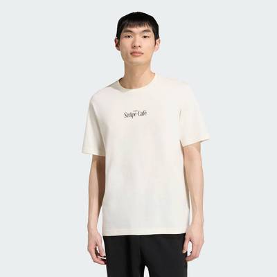 adidas Phong cách sống ÁO THUN GRAPHIC COFFEE CAFE DONUT BAG Nam trắng KT9716