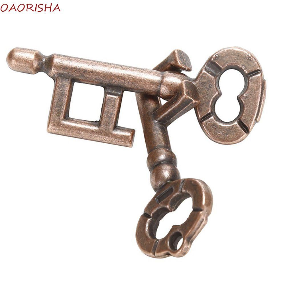 OAORISHA Key Puzzle Brain Teaser Kid IQ Test Đồ chơi thông minh
