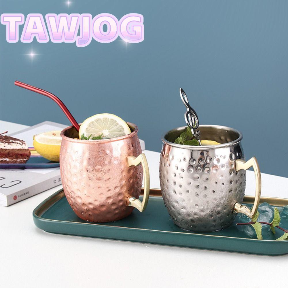 Cốc TAWJOG, Cốc búa thủ công Moscow Mule, có tay cầm đinh tán chắc chắn Búa dày mịn Moscow Mules Coc