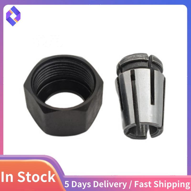 Dành cho DCW600, DCW600B DWP611 Bộ định tuyến Collet lắp ráp N693118 Chuck Nuts Máy phay Phụ kiện dụ