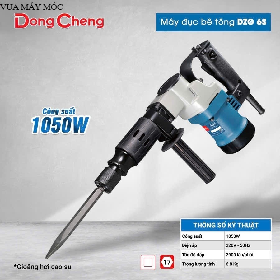 Máy Đục Bê Tông Dongcheng DZG6S [Chính Hãng] siêu bền bỉ VUA MÁY MÓC