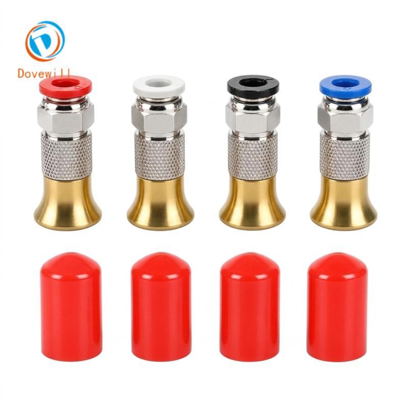4 Miếng PC4-M6 Lắp Độ Cứng Cao PC4-M6 Phụ Kiện Đầu Nối Khí Nén Chống Oxy Hóa Phụ Kiện Nhanh Lâu Dài