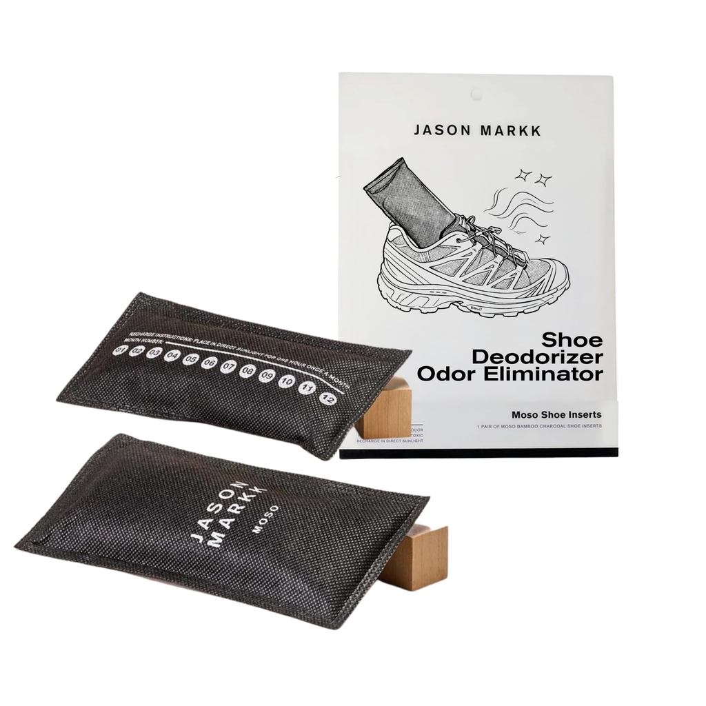 Khử mùi giày sneaker Jason Markk Moso Freshener than tre 100% hút ẩm - Hàng Nhật nội địa