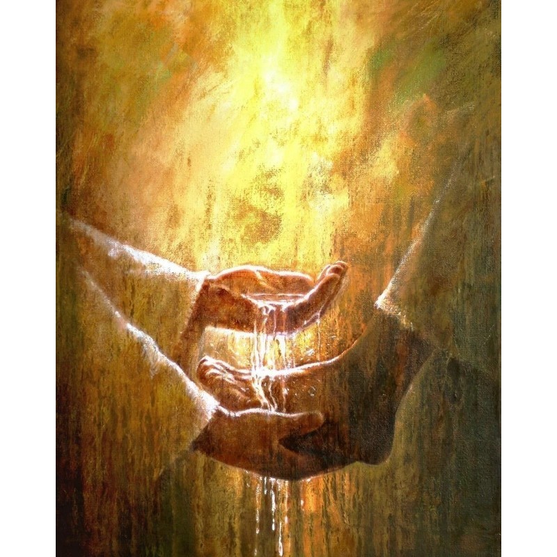 GIẶT CHÂN CỦA JESUS poster in trang trí nội thất