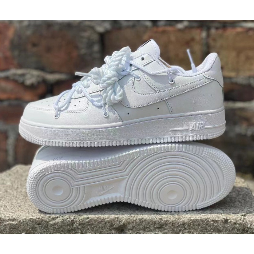 Dây gai dầu trắng Nike AIR Force 1 số 1