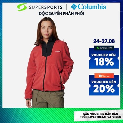 Áo Khoác Nữ Columbia Sequoia Grove™ Full Zip Fleece - Đỏ - 2085312602 (Size Châu Á)