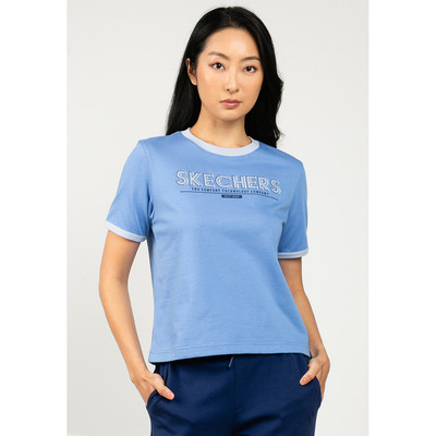 Áo Thun Tay Ngắn Nữ Skechers Skechers Authentic - Iconic Short Sleeve Tee - SL425W468-0222