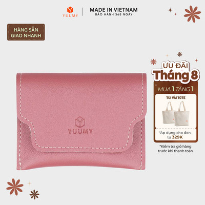 Ví Yuumy (Thời trang nữ đựng thẻ mini - Ví da YV14) Bagsmart