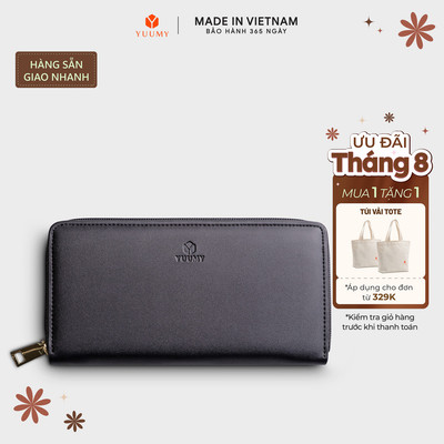 Ví Yuumy ( Thời trang nữ kiểu cầm tay dáng dài basic - Ví da Seasand YV69)
