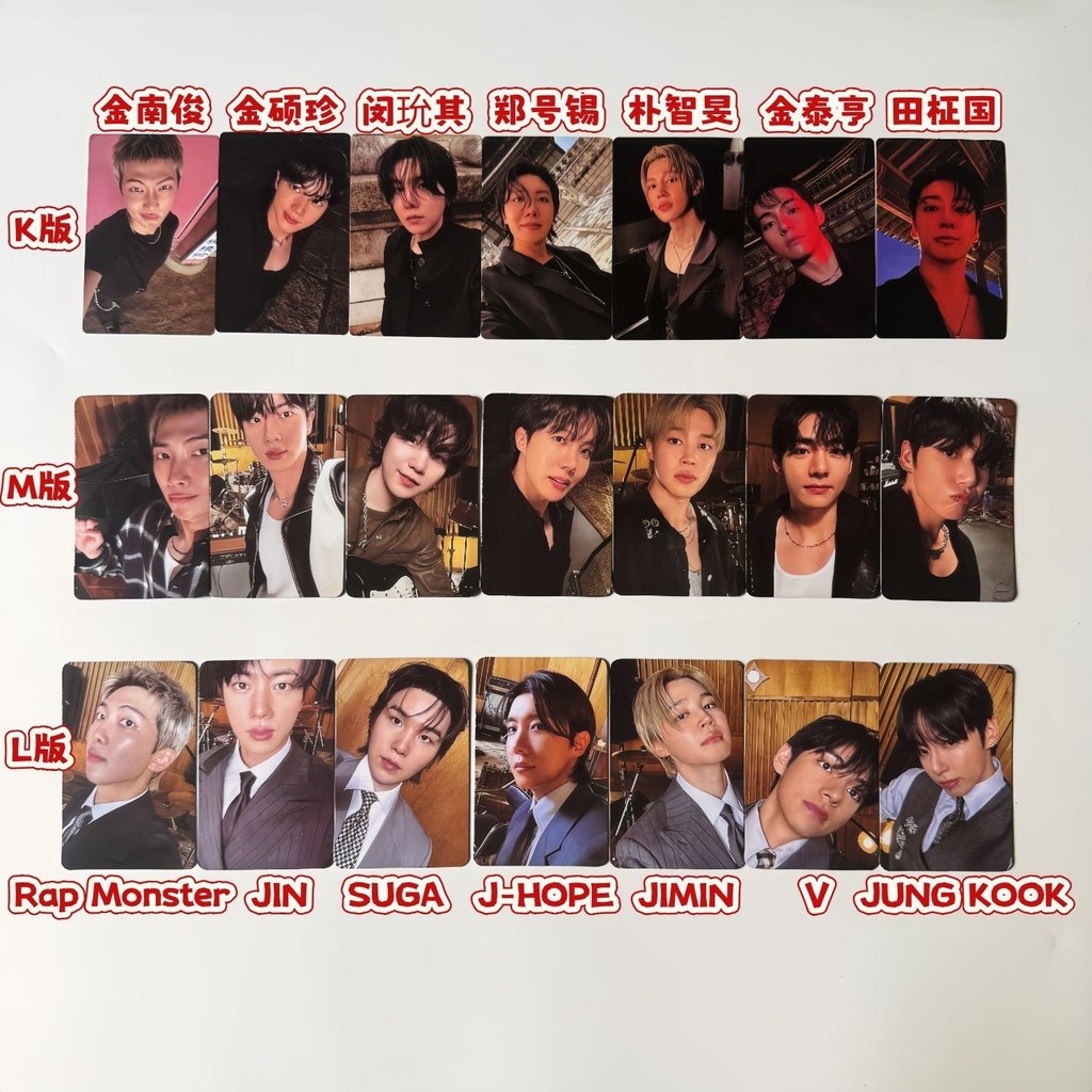 BTS BTS Regular Five Album Merchandise Photocard BTS Arirang Return Album mới